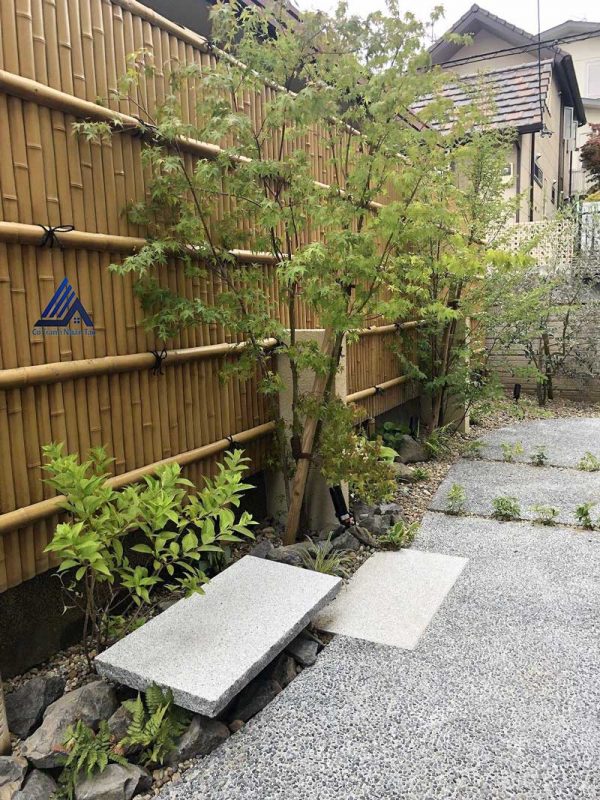 Tre Nhân tạo làm rào kiểu sân vườn Nhật Bản; Tre Nhân tạo giá rẻ; Tre nhựa làm rào